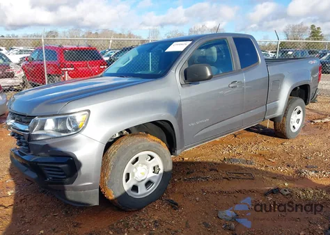 2021 Chevrolet Colorado 4Wd Long Box Wt z USA, uszkodzony, nr VIN 1GCHTBEN0M1290122